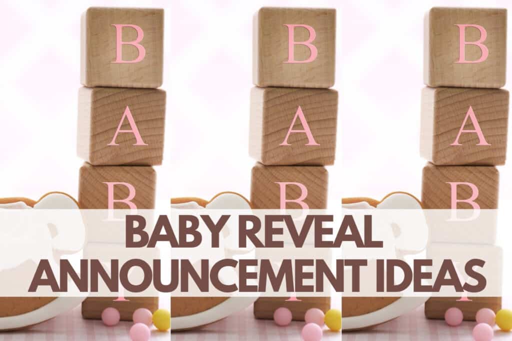 baby reveal ideas announcement