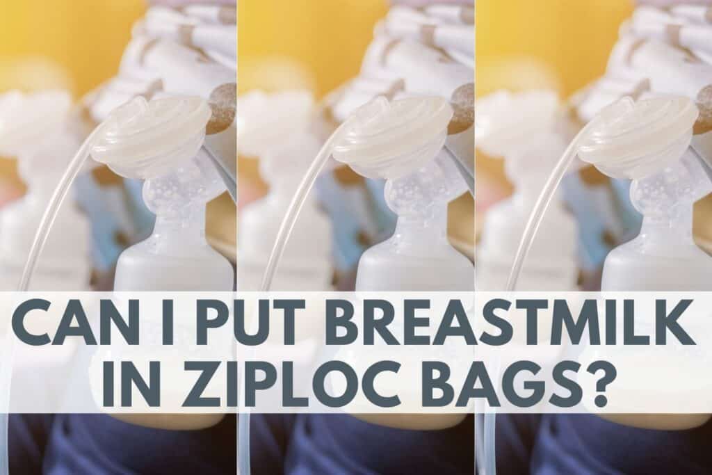 can i put breastmilk in ziploc bags