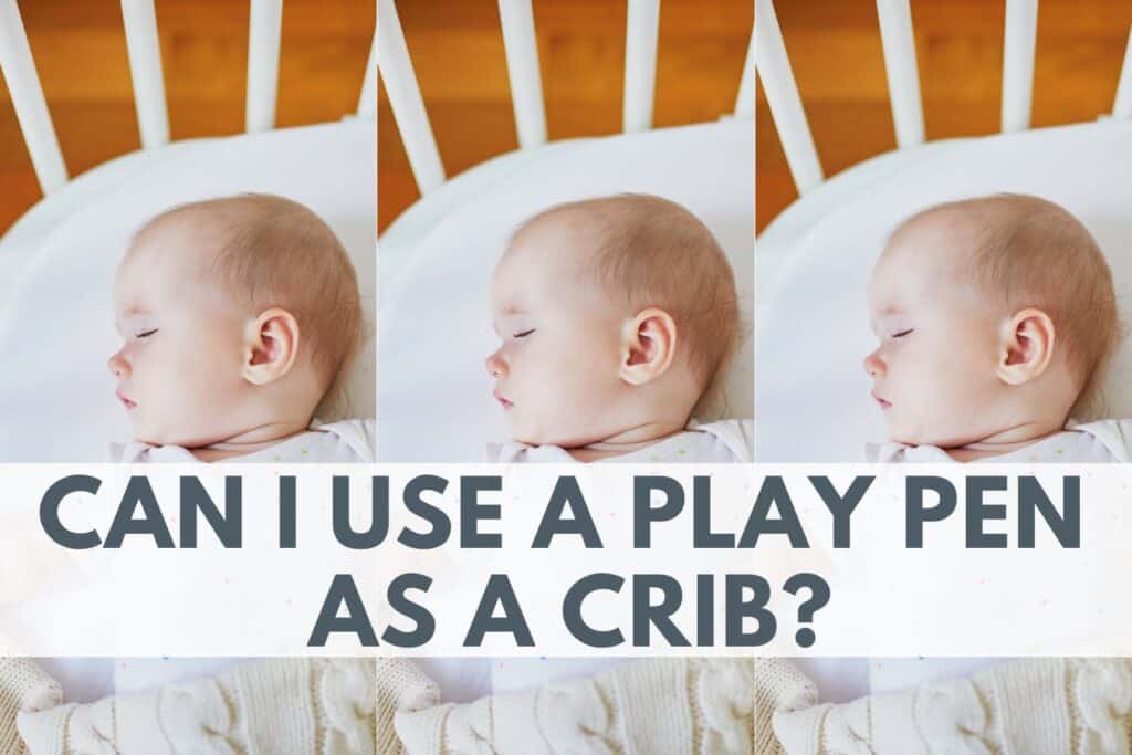 can i use a playpen as a crib