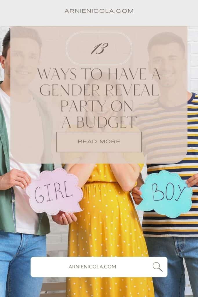 13 Ways to Have a Gender Reveal Party on a Budget