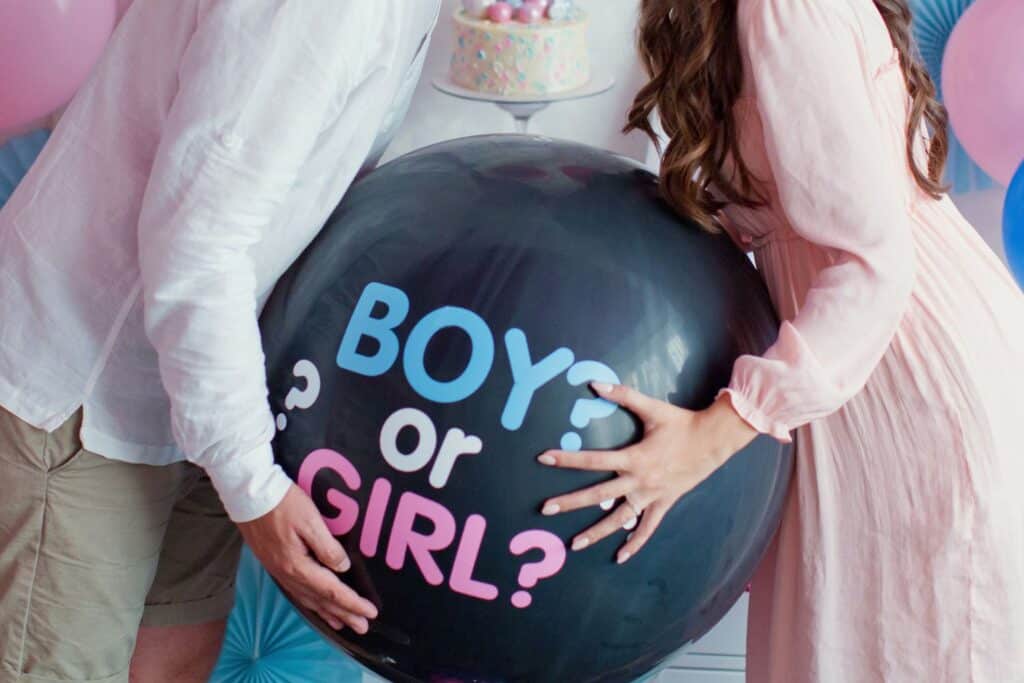What is expected at a gender reveal party?