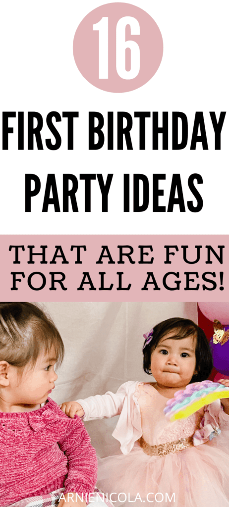 first birthday party activity ideas