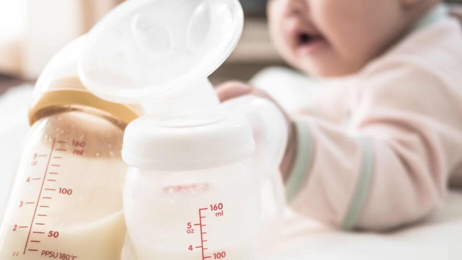 bottle and breast pump