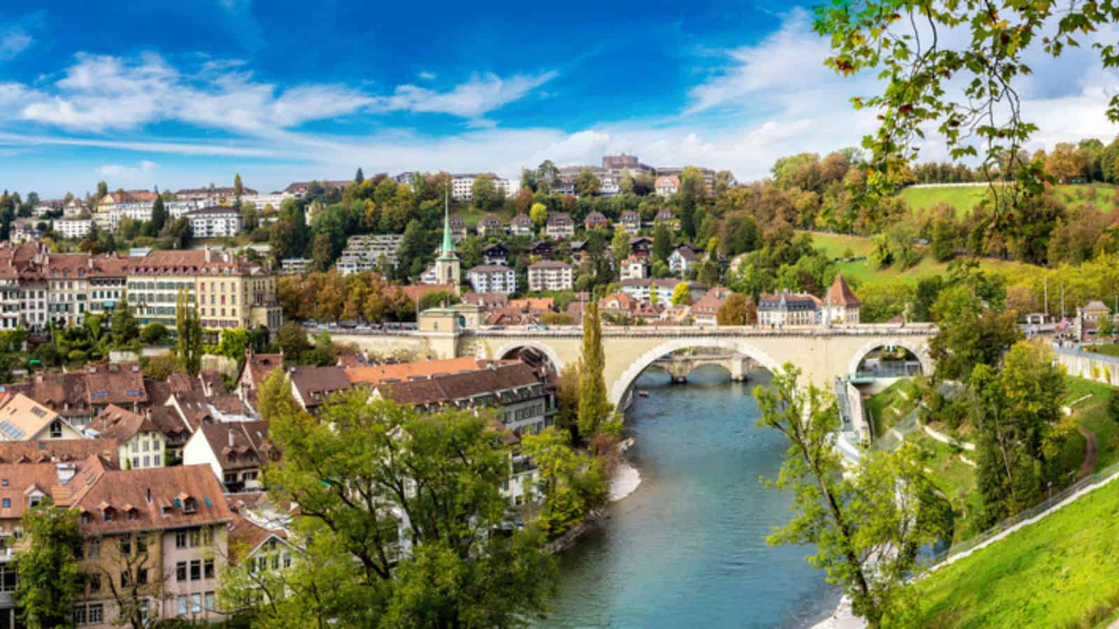 Bern in a summer day in Switzerland
