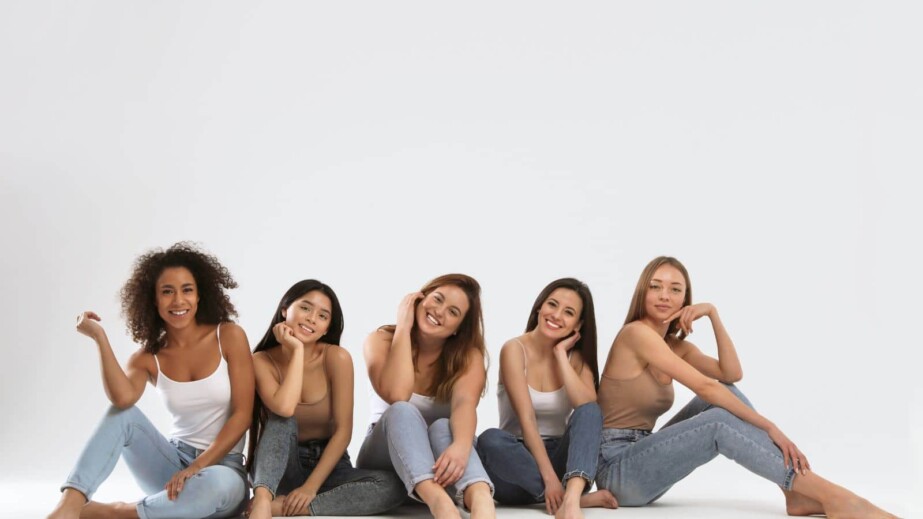 Group of Women with Different Body