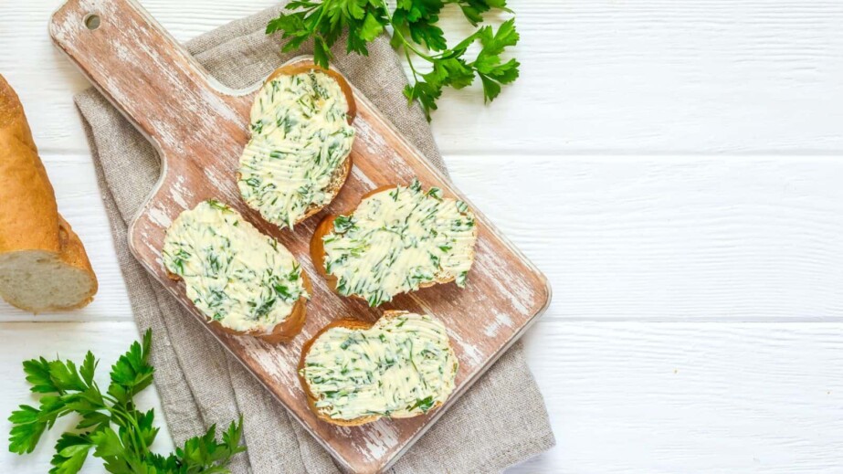 Sandwiches with Herbs Butter