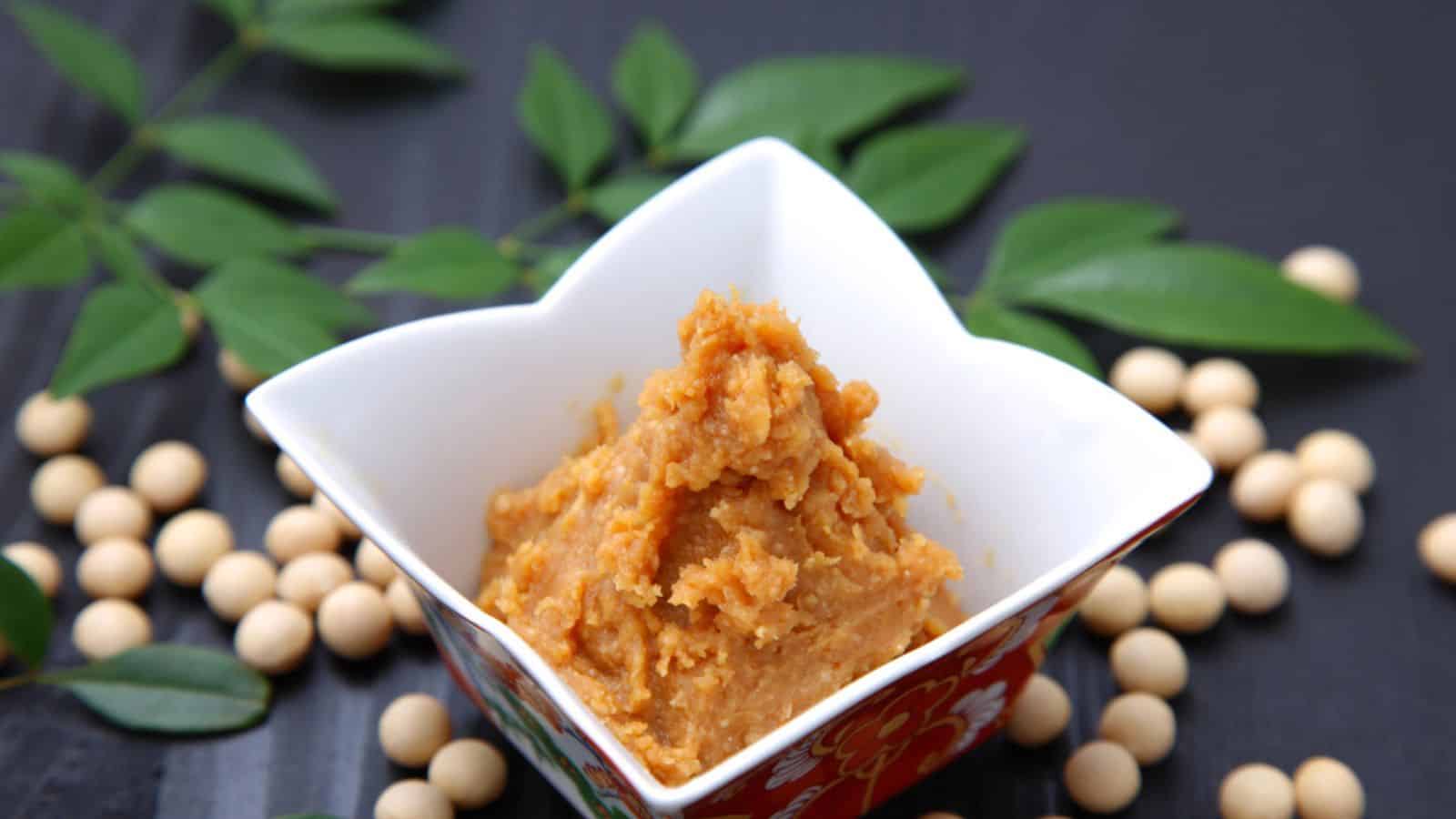Soybean paste MISO and soybeans