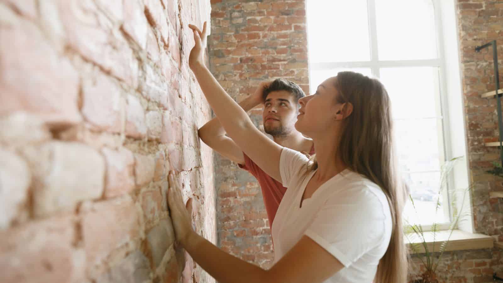 Young Couple Planning for Home Renovation
