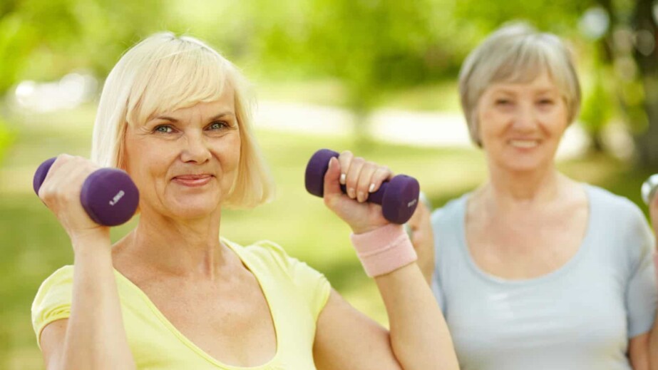 elderly living healthy lifestyle